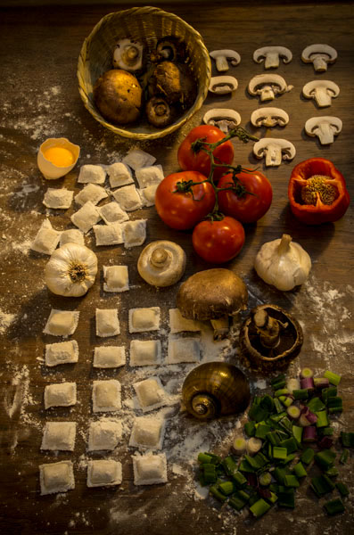 food styling slow food