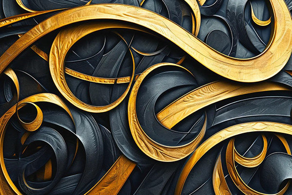 Art Nouveau Gold by Handmadefont