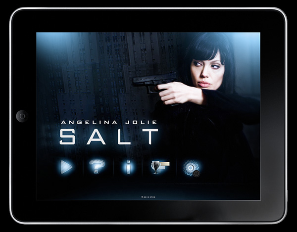 Jeff Mendoza iphone iPad game movie site movie Salt Sony pictures