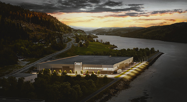 Industrial building with nature in Norwey