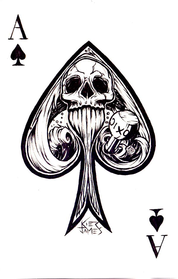 Poker Playing Cards ace kings ace of spades diamonds clubs spades hearts sk...