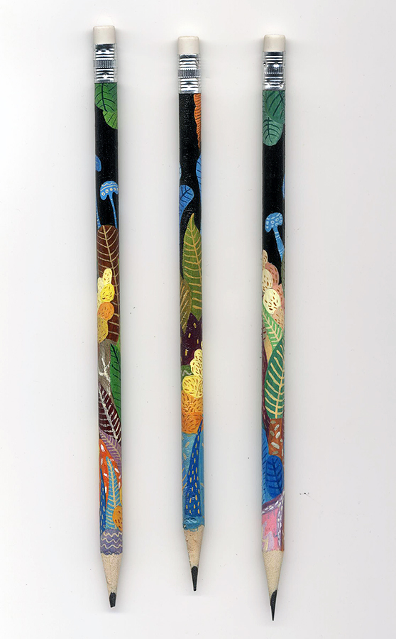 pencils painted by hand HOBBIES crafting DIY