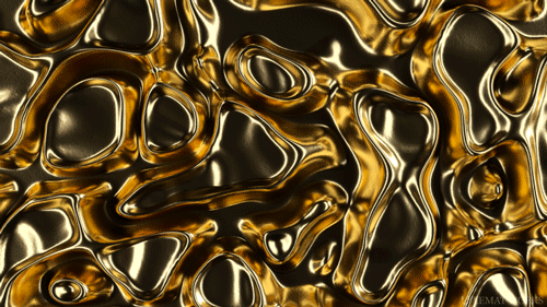 abstract gold light Liquid loop Magic   motion graphics  seamless surreal wall