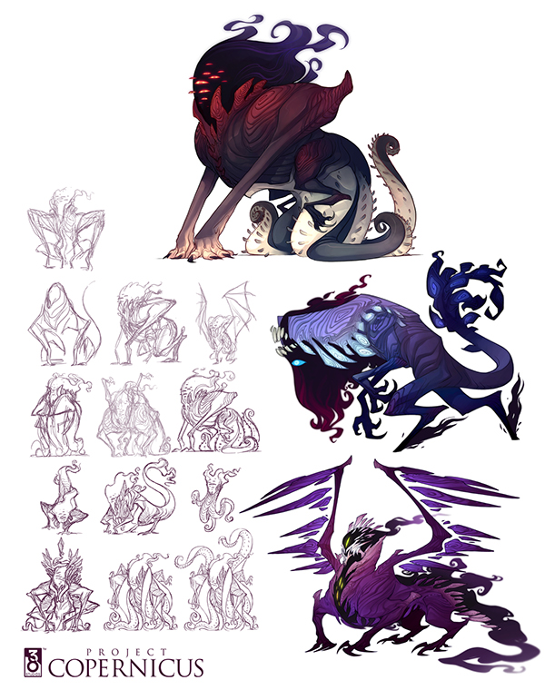concept art fantasy monsters creatures