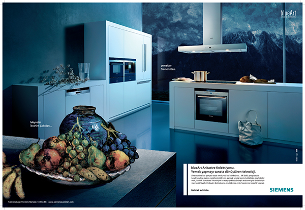 Siemens poster commercial print ads blue