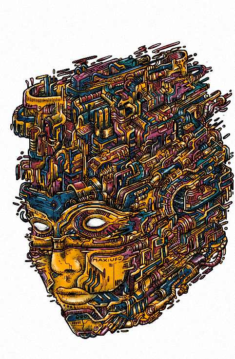 #android  #art #chile #cyberpunk #Future #futuro #graffiti #machine  #Mecha #robot 