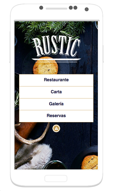 Web design logo rustic restaurant identity restaurante diseñoweb jquery HTML jQueryMobile
