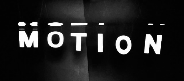 motion black & white typo typo animation Type experiment werk