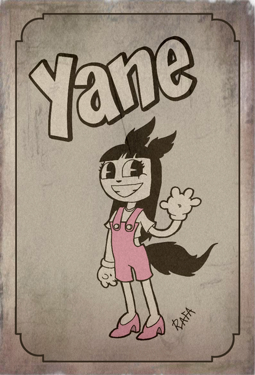FOX cartoon old school yara yane