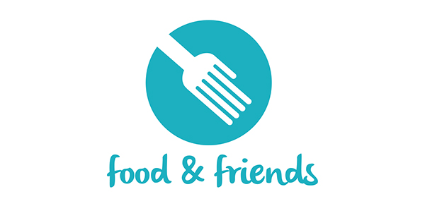 Stationery brand Food  friends business card letterhead logo