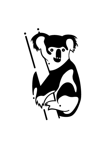 symbol koala sloth lemur zoo