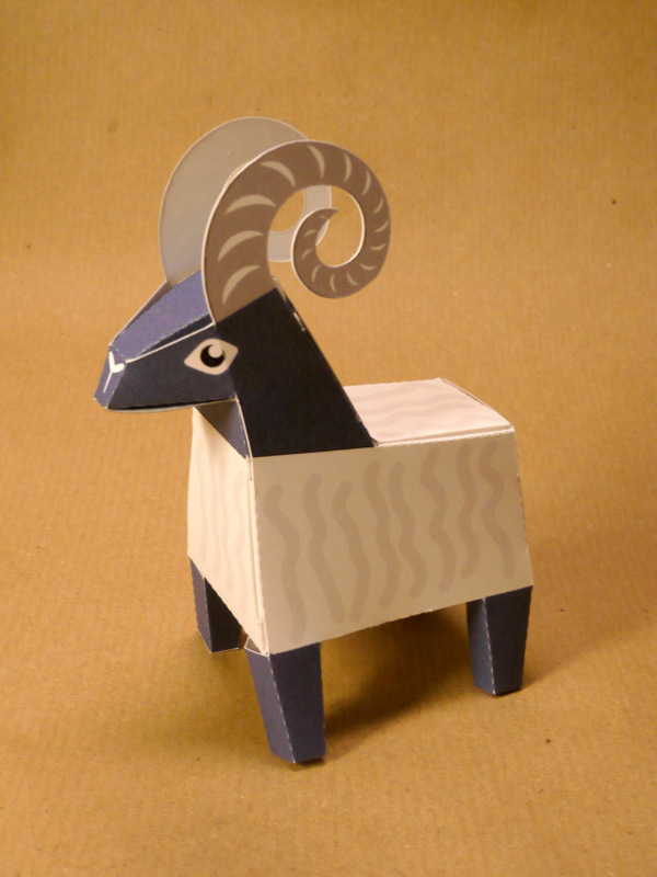 sheep animal paper cardboard