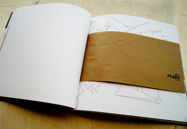 letterpress portfolio Architecture portfolio chipboard butcher paper