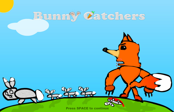 bunny catcher Flash rabbit FOX multiplayer indie Game jam