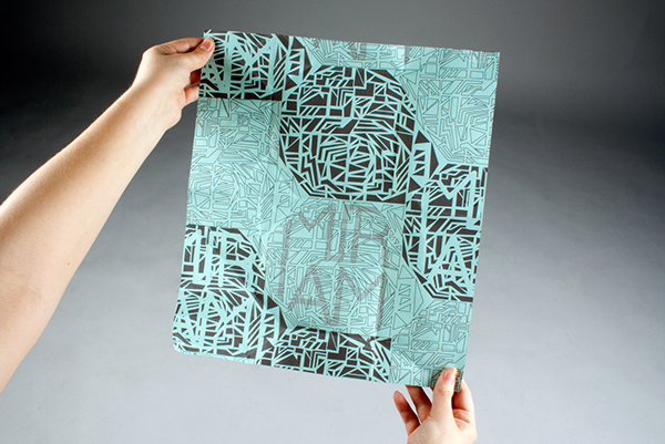 pattern  self promo  cd  envelope Promotion clean cutout