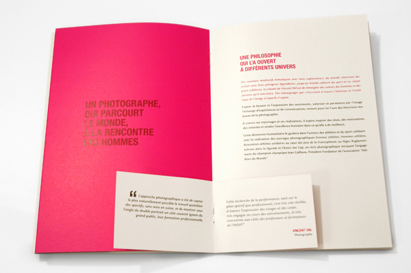 print brochure Layout Booklet press-kit press PHOTO CATALOG