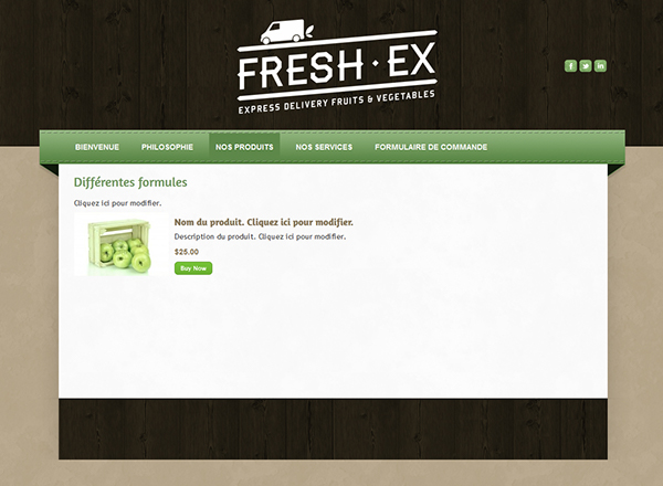 fresh  FOOD  Fruit  vegetable  delivery express Ex