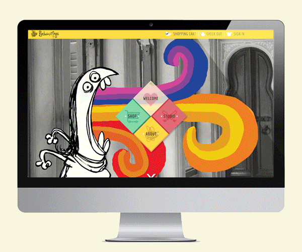 Bechain Nagri Website illustrators Startup e-commerce e-com websites portfolio website