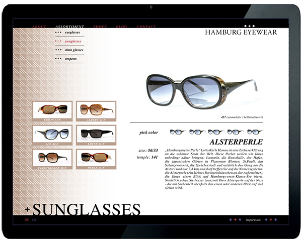 hamburg eyewear glasses frames pattern trend Sunglasses