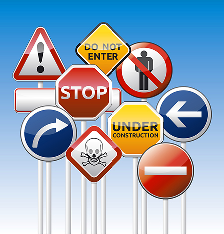 traffic Board Icon danger hazard sign symbol ribbon heart certificate drop microstock vector Illustrator Shutterstock