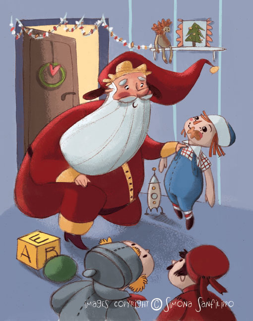 Christmas illustrations noel Picture book classics tales