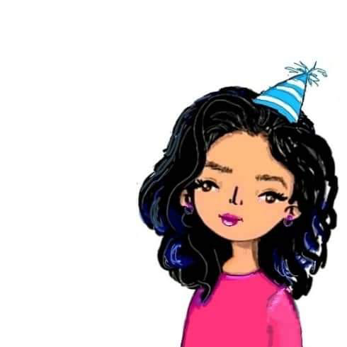 2D 2DAnimation Birthday cake celebration Character design  Digital Art  digital illustration digital painting Fun