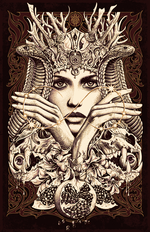alexwezta artworks print posters girl occult