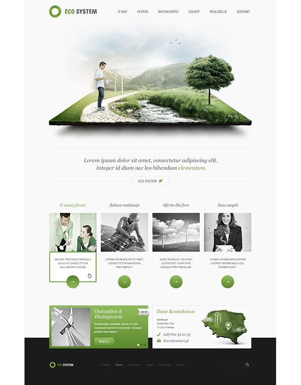 Eco System — Logo and Website Design
