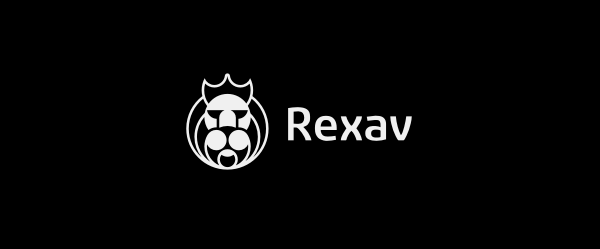 logo animal brand branding  Cat Entertainment head lion midgar minimal minimalistic ruszel security simple