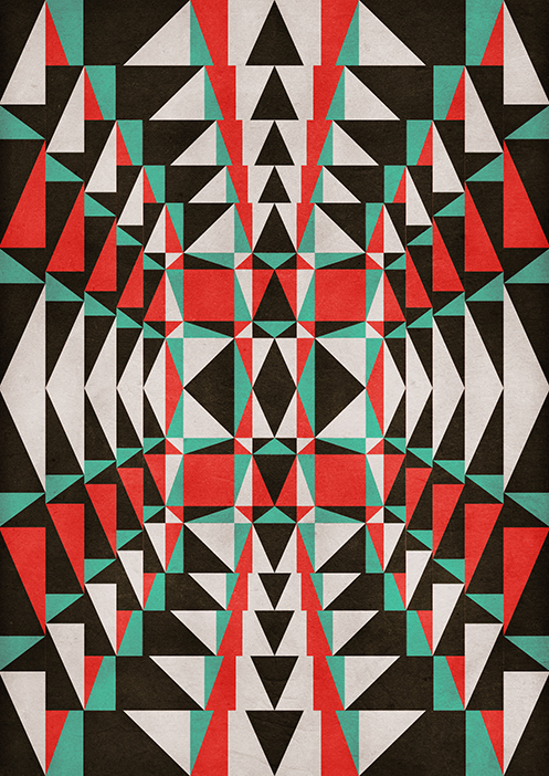 abstract digital geometric