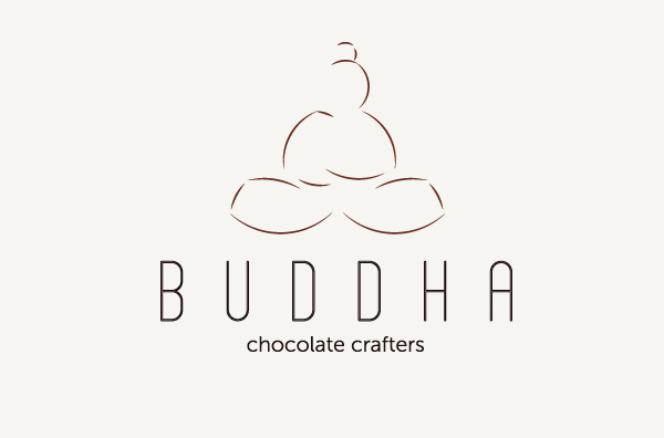 Buddha Buddha Chocolate Corporate Identity visual identity chocolate chocolate branding City Tech brush strokes Chocolate Boxes packaging design