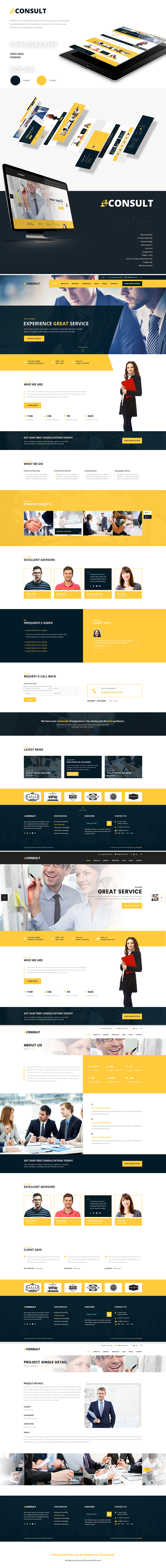 CONSULT - Consultant Business HTML Template