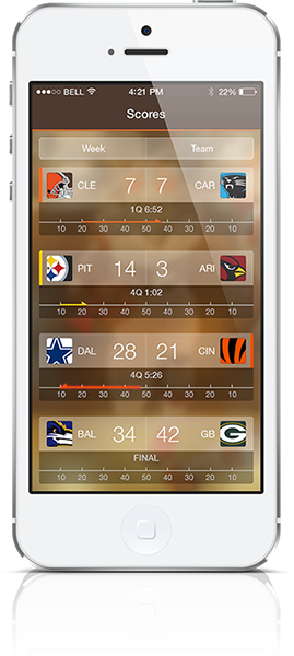 ios mobile nfl football user experience