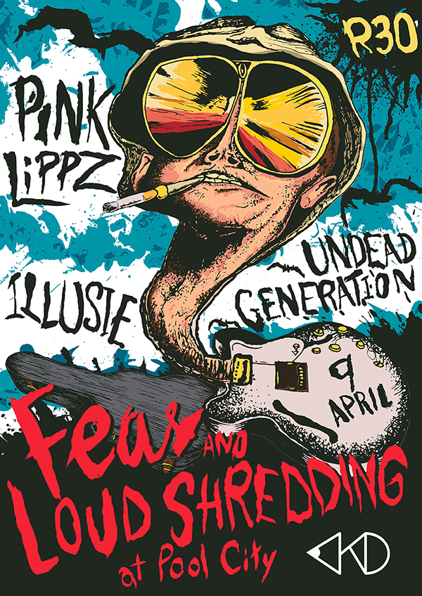 Fear and Loud Shredding Poster on Behance