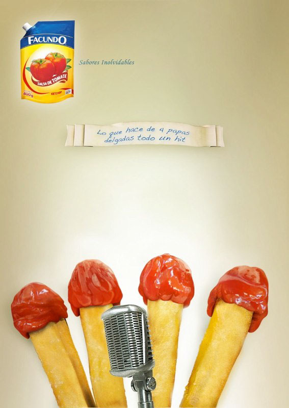 ad 3D Food  ketchup wacom cinema4d Zbrush