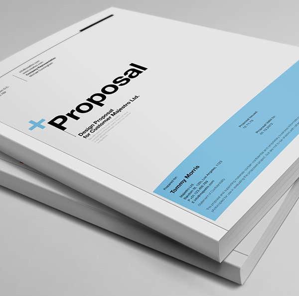 Proposal Template Suisse Design with Invoice