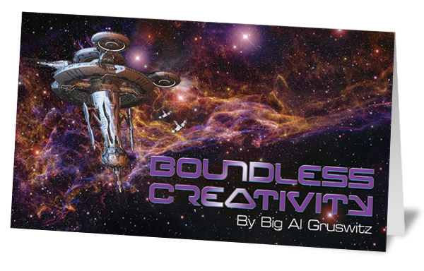 Boundless Creativity Big Al Gruswitz Logo Design fantasy Scifi science fiction space travel Self Promotion