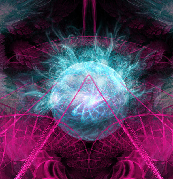 alien fractal future poster print
