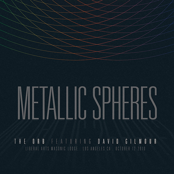 the orb David Gilmour metallic spheres poster