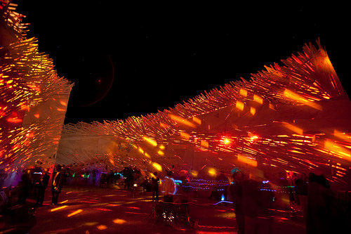 Adobe Portfolio temple Burning Man BM 2010 flux large-scale playa