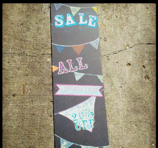 bunting flags banner chalk handmade hand drawn art creative HAND LETTERING colorful Pastels sign Signmaking