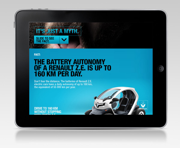 renault iPad app city myths trailer movie electric Cars Z.E.