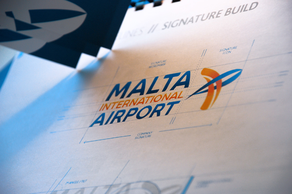 airport international airport corporate branding Corporate Design rebranding brand refresh runway pattern airline