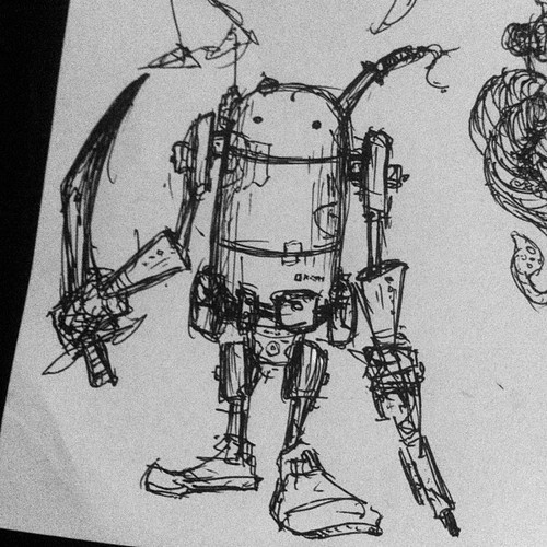 creatures  Monsters  robots sketches characters