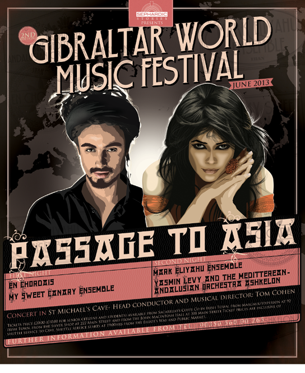 gibraltar Gibraltar World Music world music festival My Sweet Canary En Chordais  Yasmine Levy Mark Eliyahu mediterranean mediterranean music