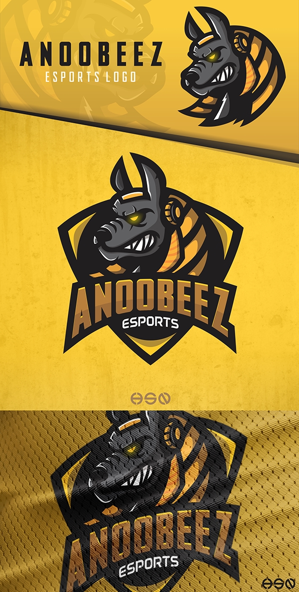 ANOOBEEZ eSports team logo Project on Behance