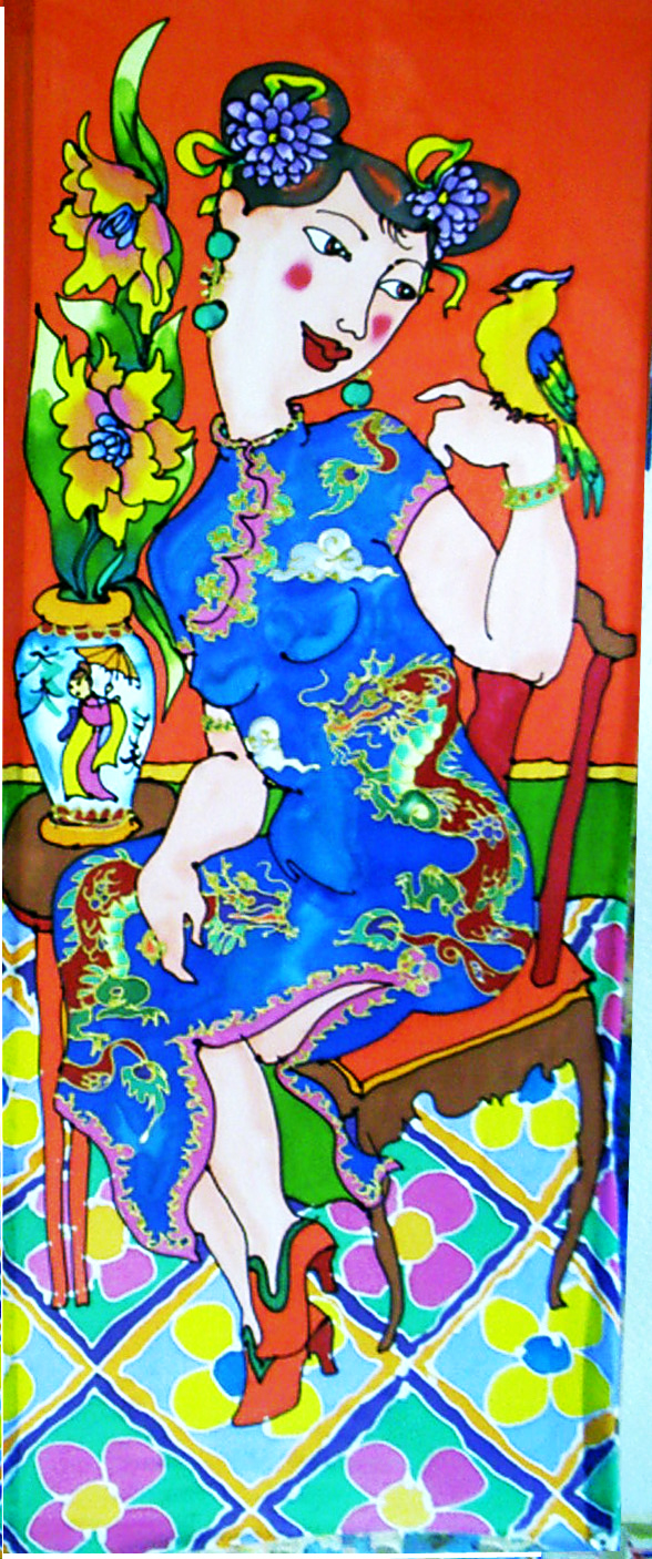 color work diverse techniques art Human Figure textile