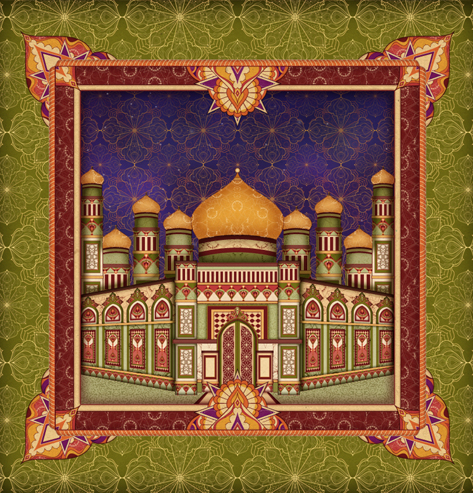 pattern Carolina Díaz design arabic Mandalas middle east book cover arabesco details prints Middle Eastern esthetics