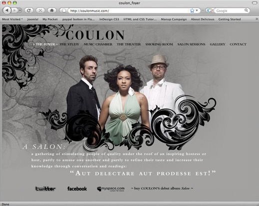 coulon cd Website coulonmusic.com