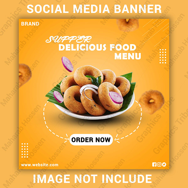 Social Media Food Banner